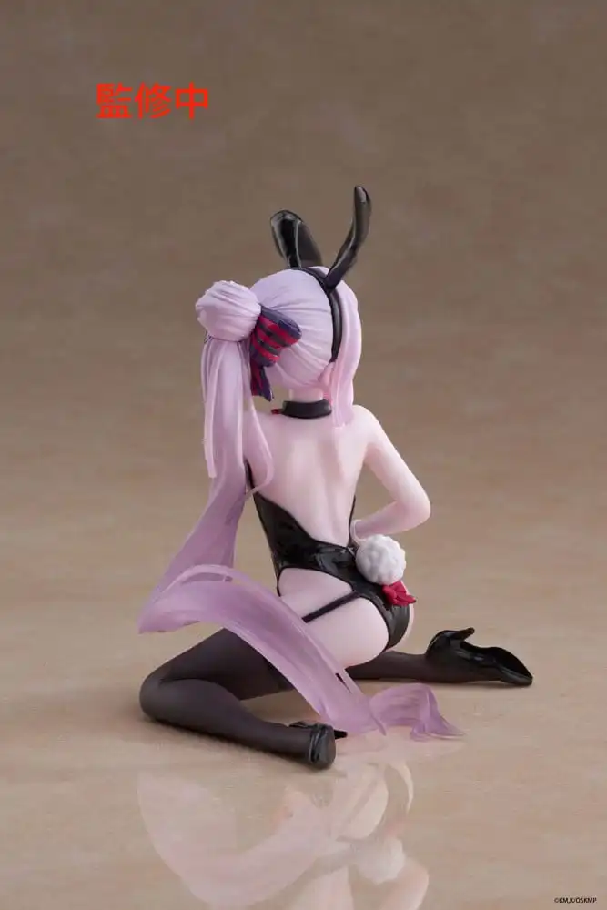 Overlord PVC Statue Desktop Cute Figure Shalltear Bunny Ver. 13 cm
